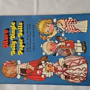 Dolly Dingle Paper Dolls by Grace G. Drayton Vintage Intact Internal Dolls